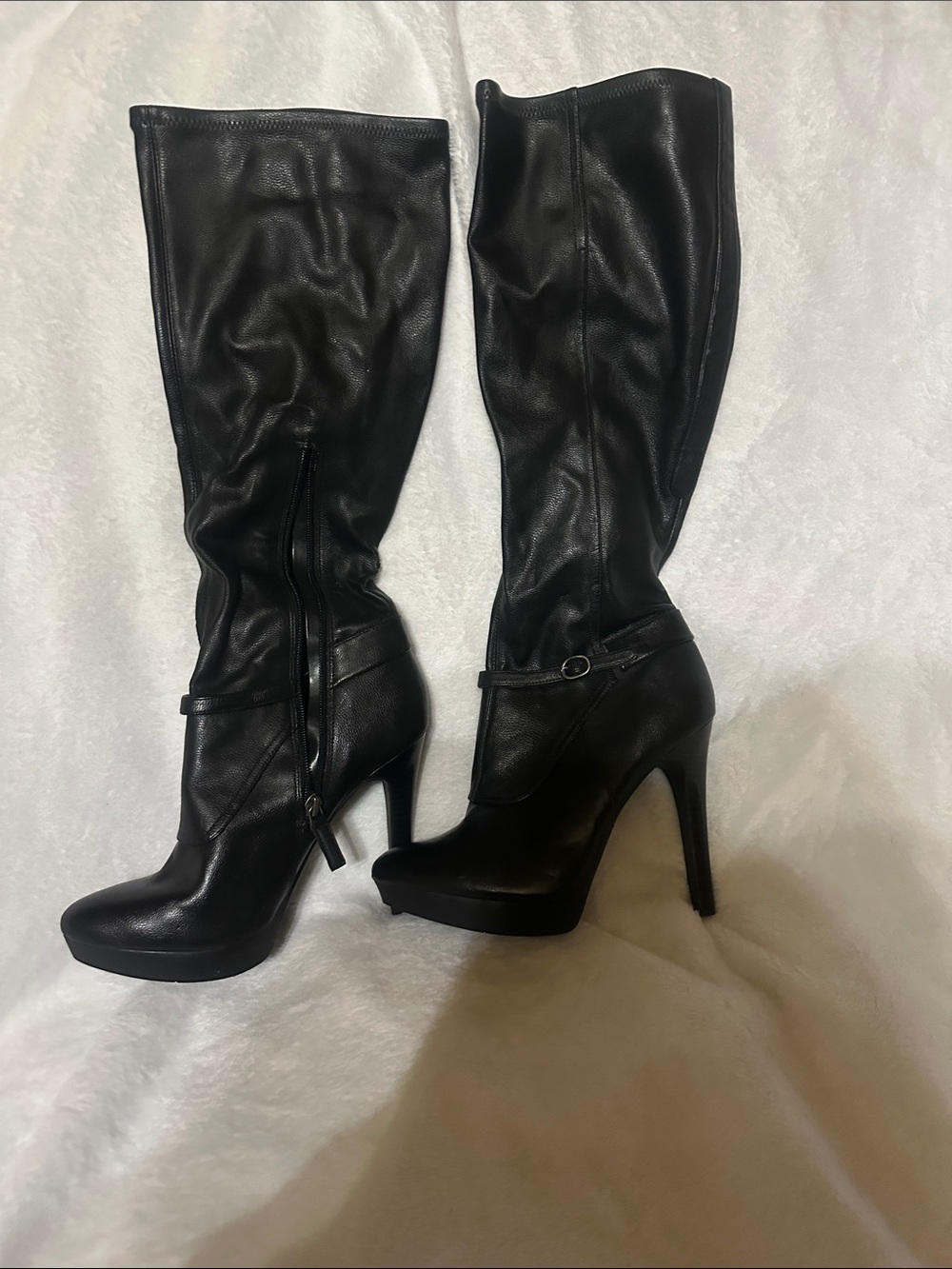 Nine West Black Knee High Boots